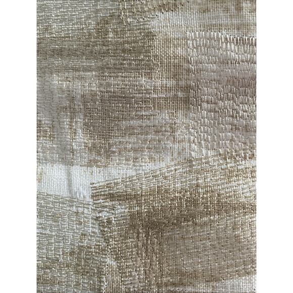 2 Candace Olsen Embroidered Metallic Silver Gold by Kravet Fabric Samples 25x25 - Picture 9 of 9